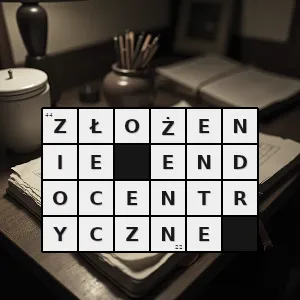 Hasło krzyżówkowe człon nadrzędny - złożenie endocentryczne – rozwiązanie, synonimy, podpowiedzi i definicje krzyżówkowe